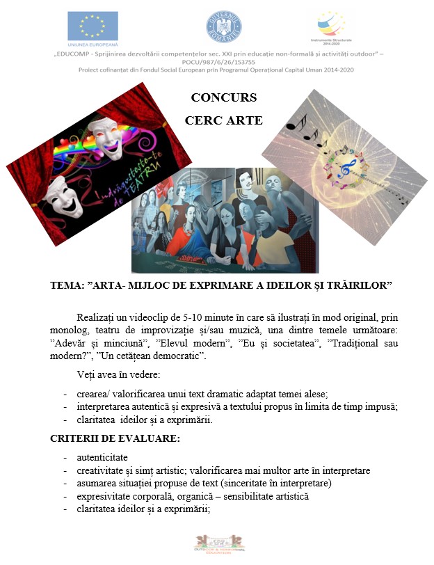 concurs cer arte